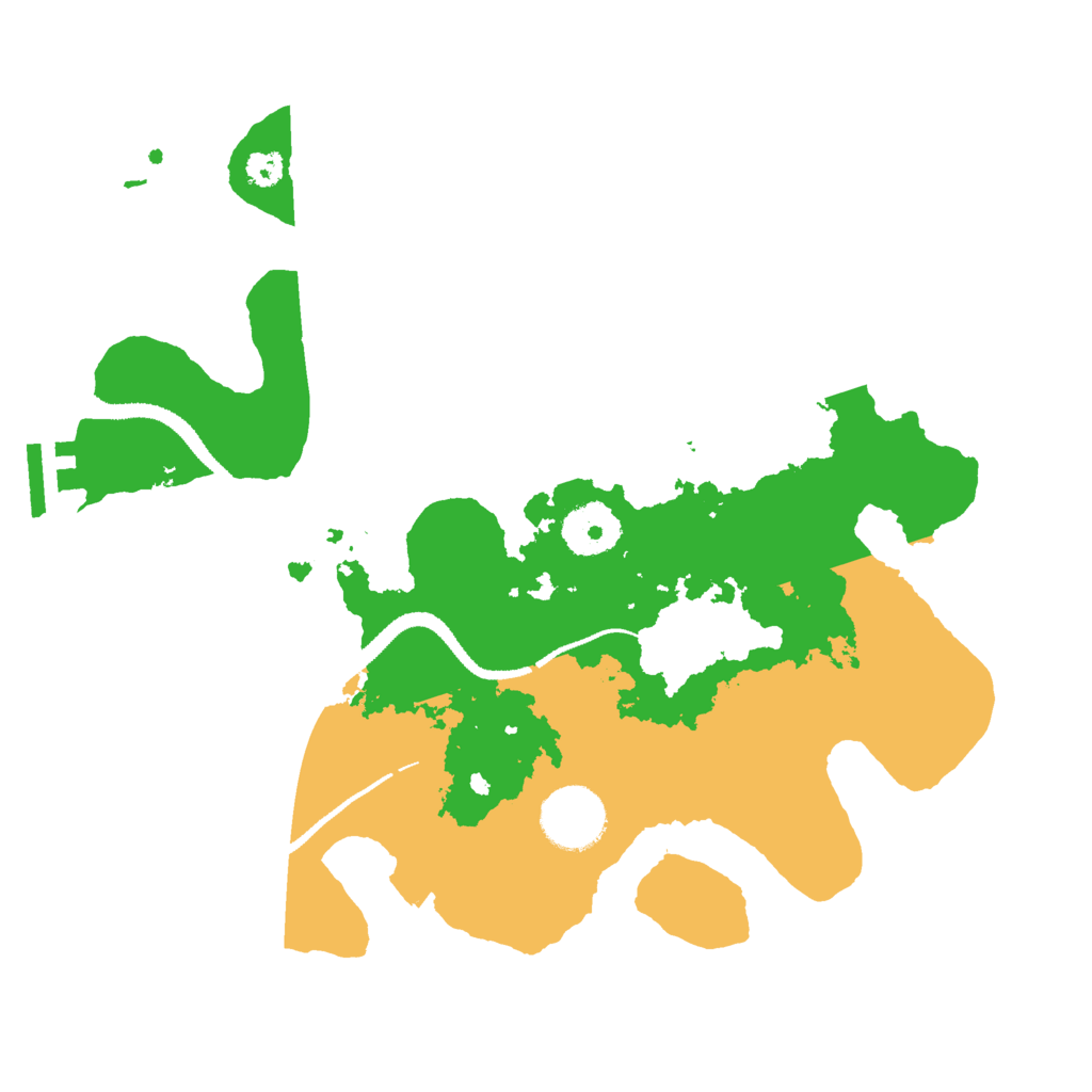 Biome Rust Map: Procedural Map, Size: 3000, Seed: 1128117541