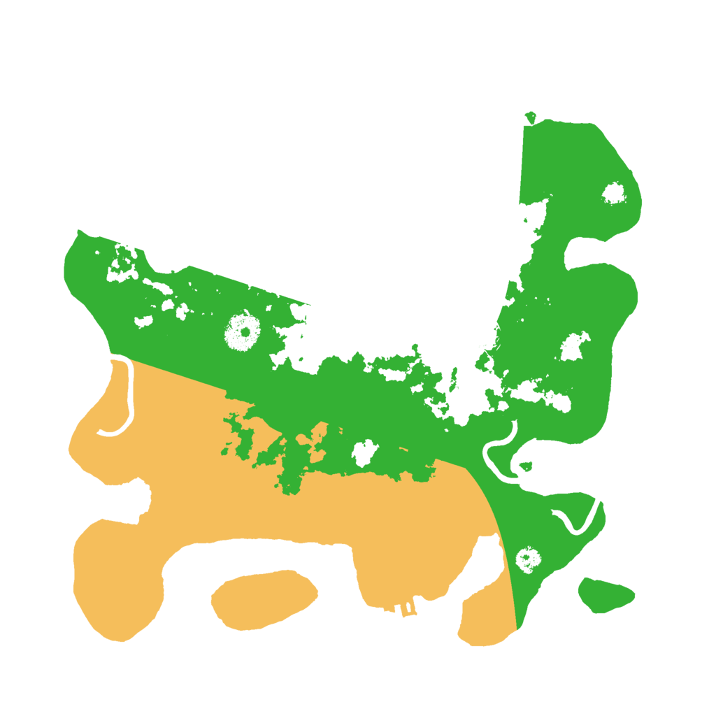 Biome Rust Map: Procedural Map, Size: 3000, Seed: 17159