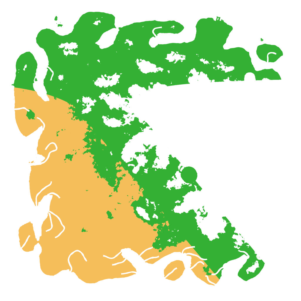 Biome Rust Map: Procedural Map, Size: 5000, Seed: 27295