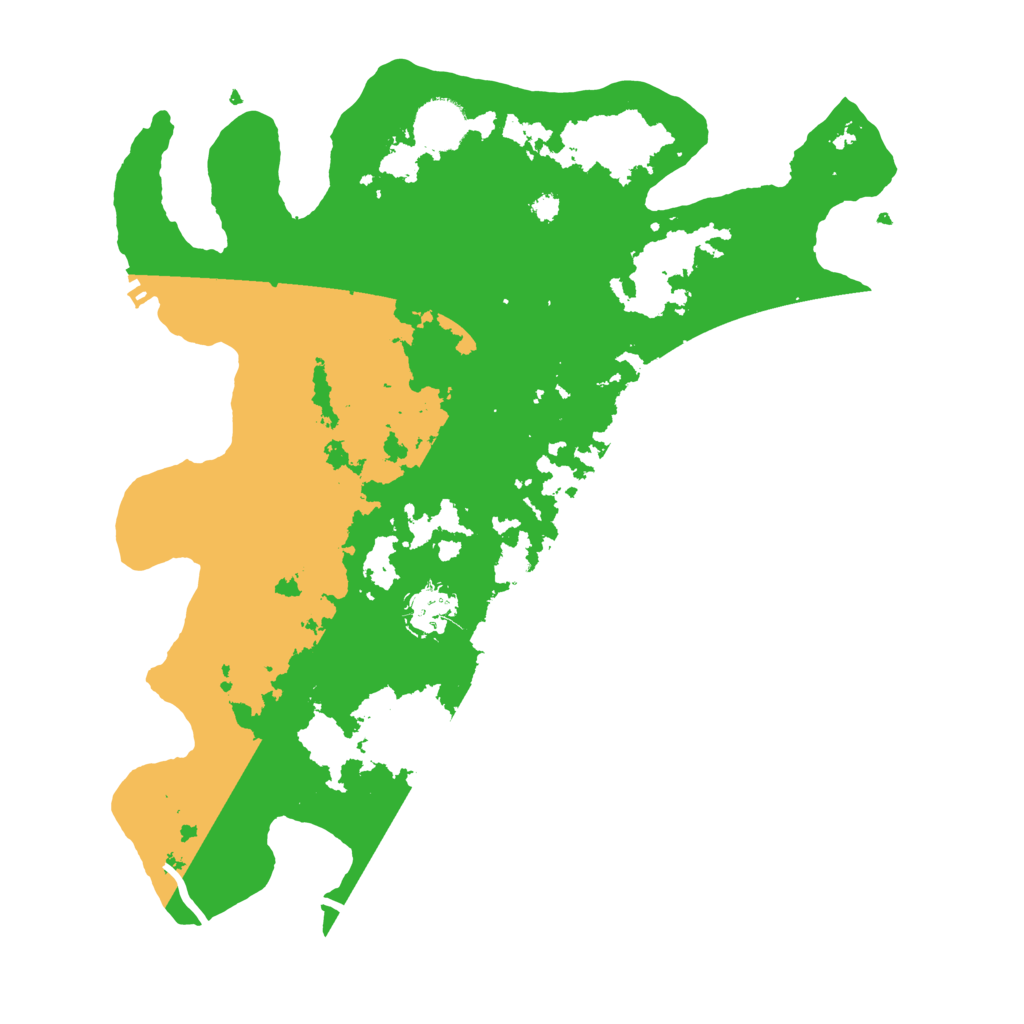 Biome Rust Map: Procedural Map, Size: 3500, Seed: 2064330360