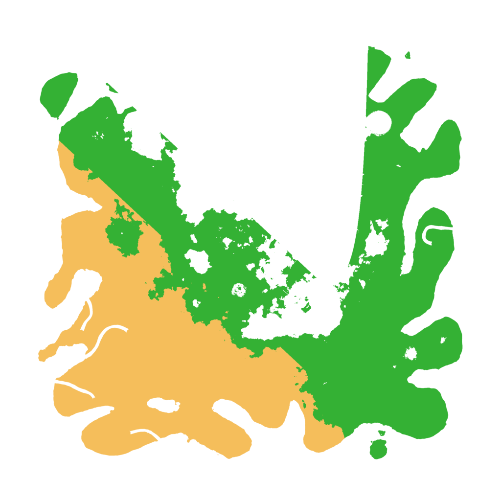 Biome Rust Map: Procedural Map, Size: 3700, Seed: 1149417