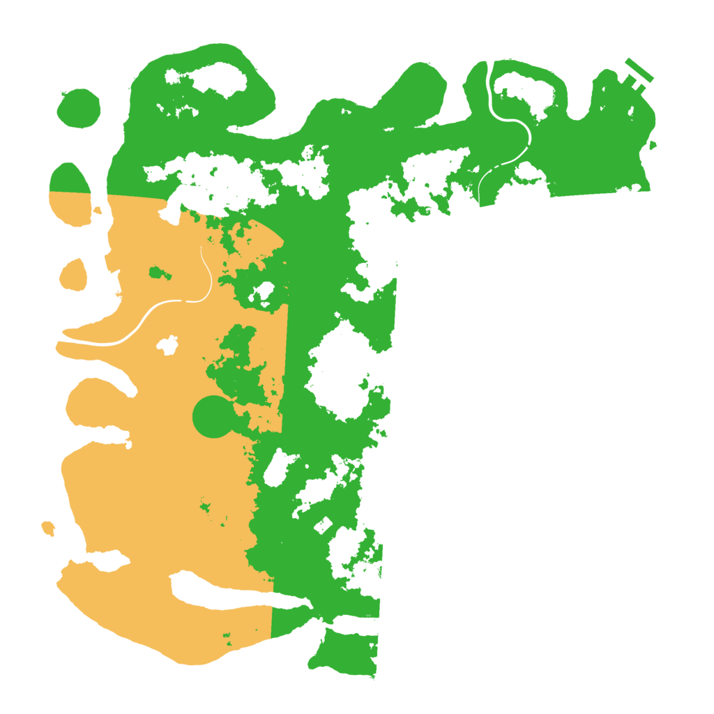 Biome Rust Map: Procedural Map, Size: 4400, Seed: 723