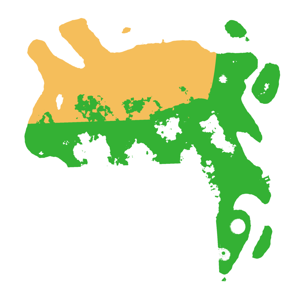 Biome Rust Map: Procedural Map, Size: 3500, Seed: 1147059071