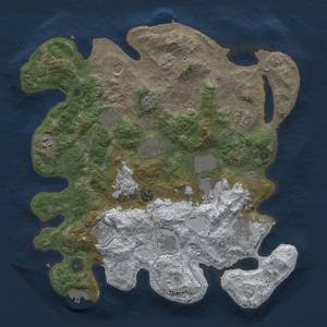 Thumbnail Rust Map: Procedural Map, Size: 3850, Seed: 327742533, 20 Monuments