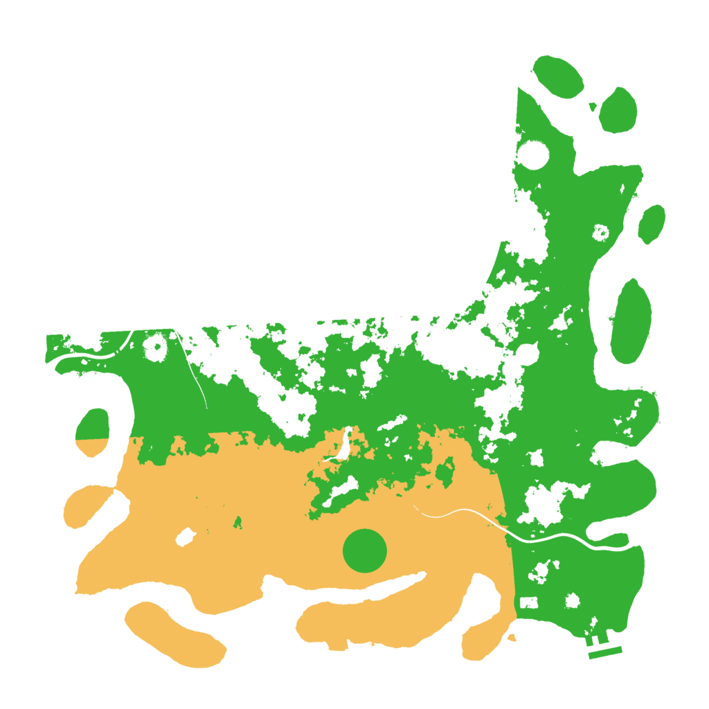 Biome Rust Map: Procedural Map, Size: 4250, Seed: 141800799