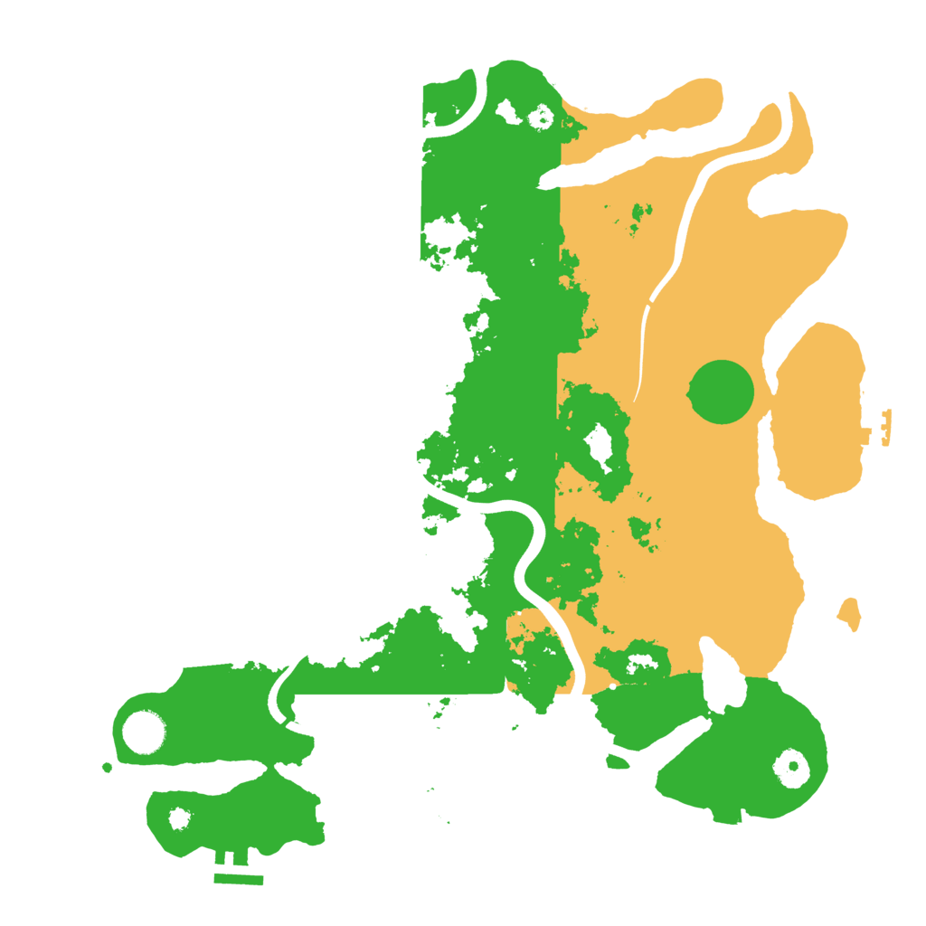 Biome Rust Map: Procedural Map, Size: 3800, Seed: 1414224427