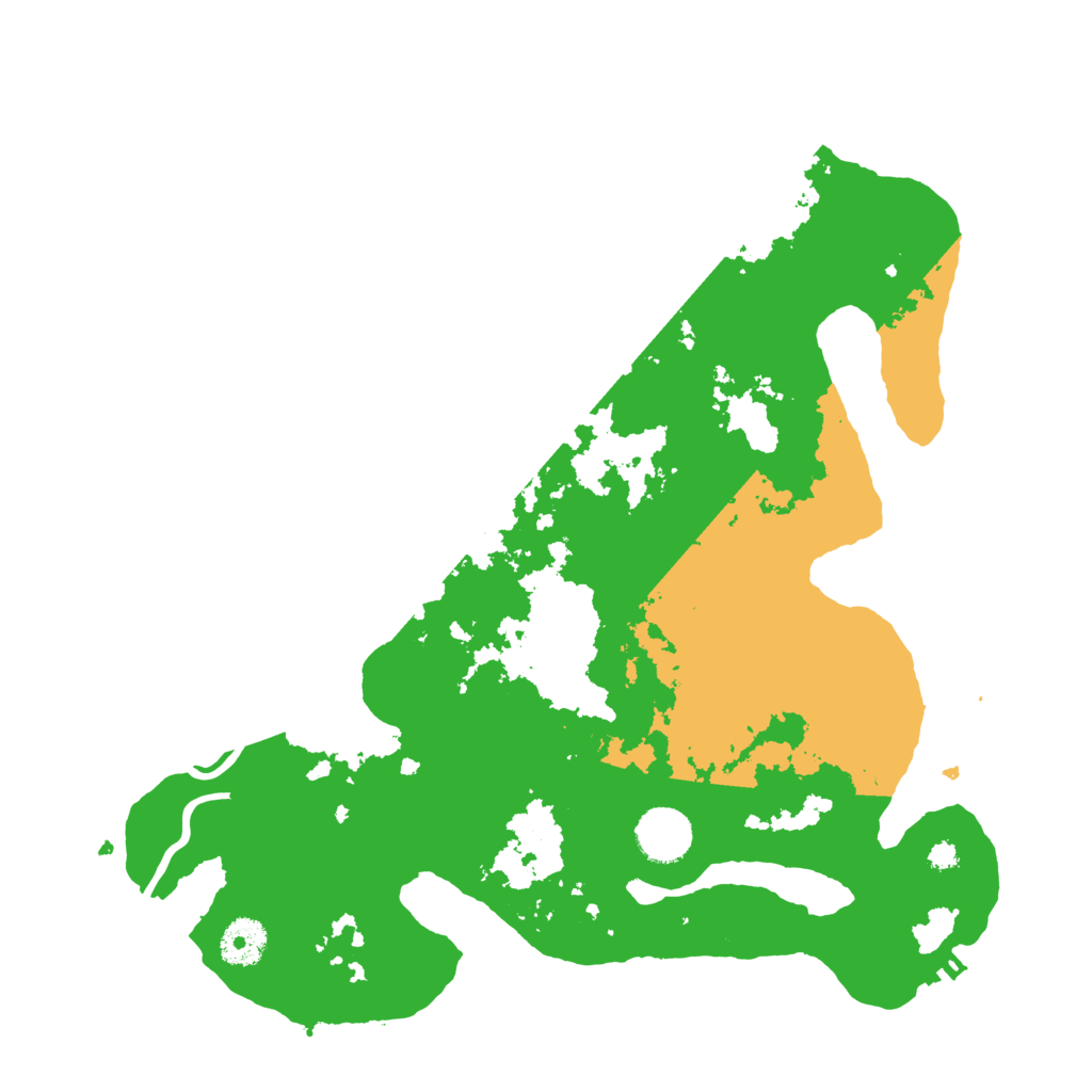 Biome Rust Map: Procedural Map, Size: 3500, Seed: 577493212