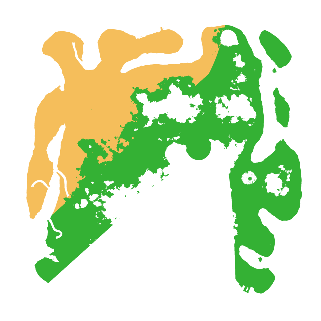 Biome Rust Map: Procedural Map, Size: 3500, Seed: 380714857