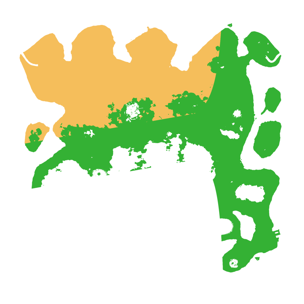 Biome Rust Map: Procedural Map, Size: 3500, Seed: 880
