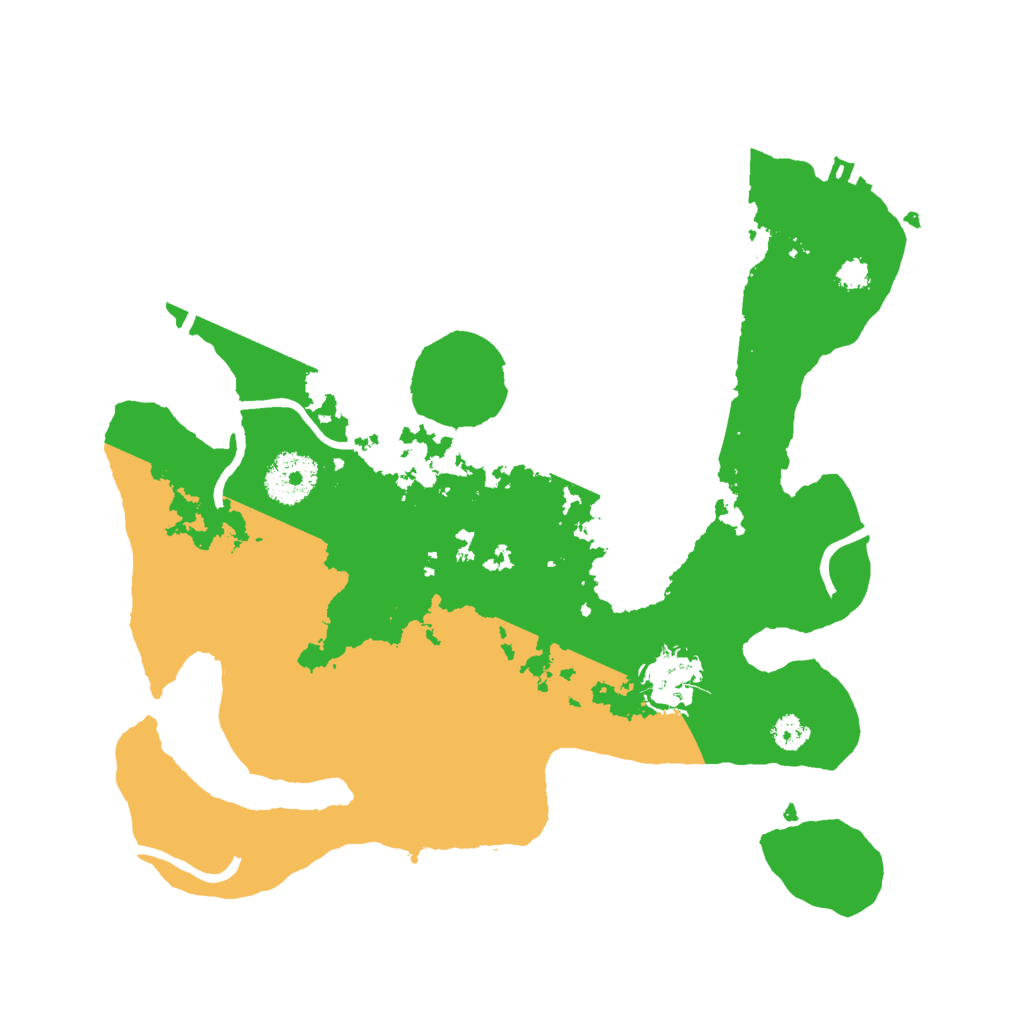 Biome Rust Map: Procedural Map, Size: 3000, Seed: 4931