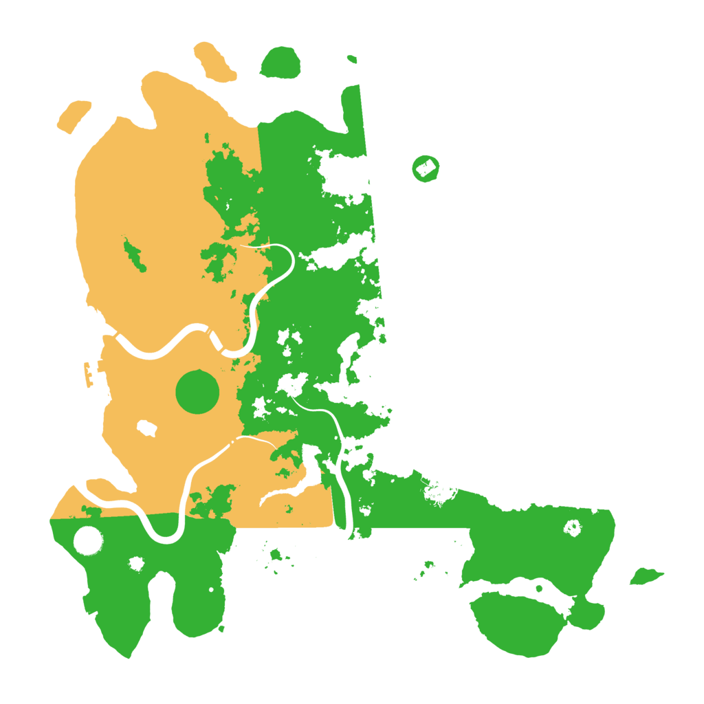 Biome Rust Map: Procedural Map, Size: 4250, Seed: 432350111