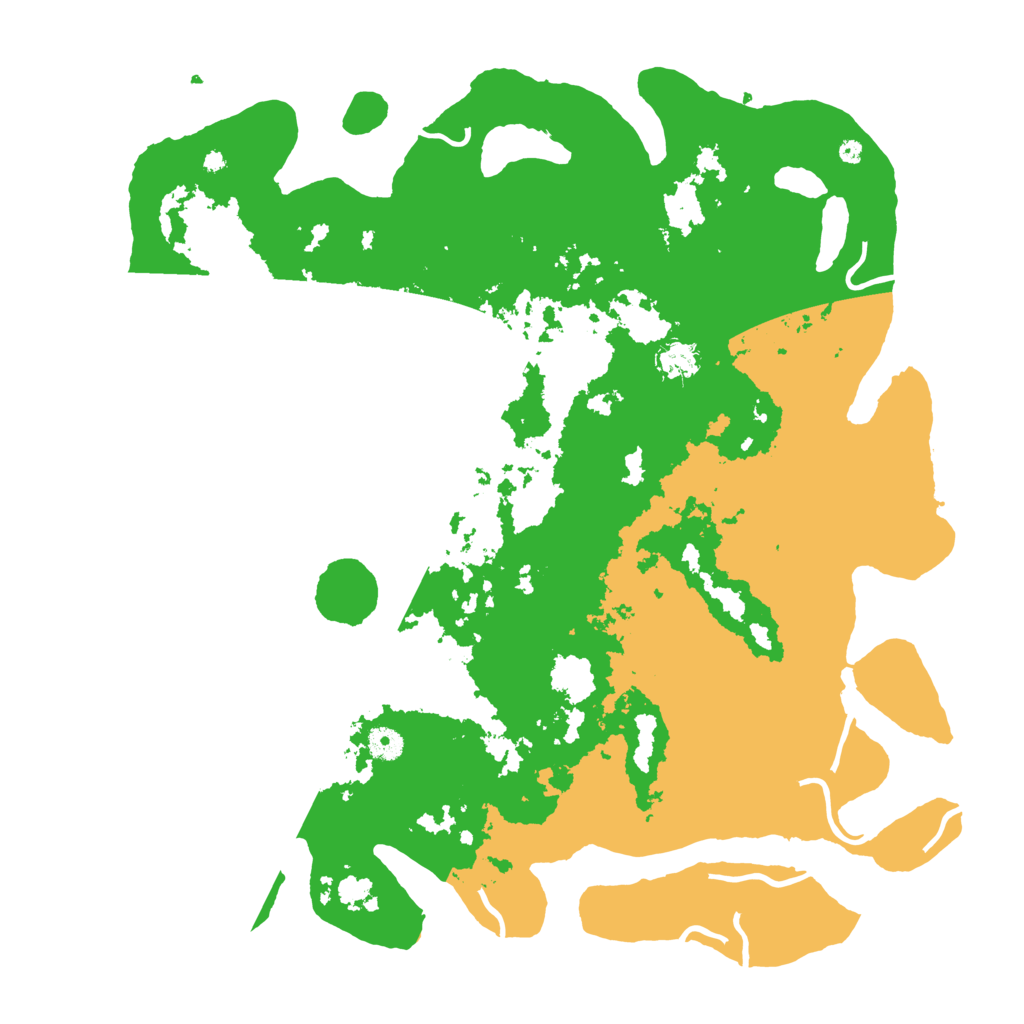 Biome Rust Map: Procedural Map, Size: 4500, Seed: 3125