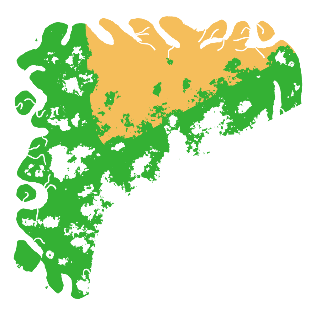 Biome Rust Map: Procedural Map, Size: 6000, Seed: 393939