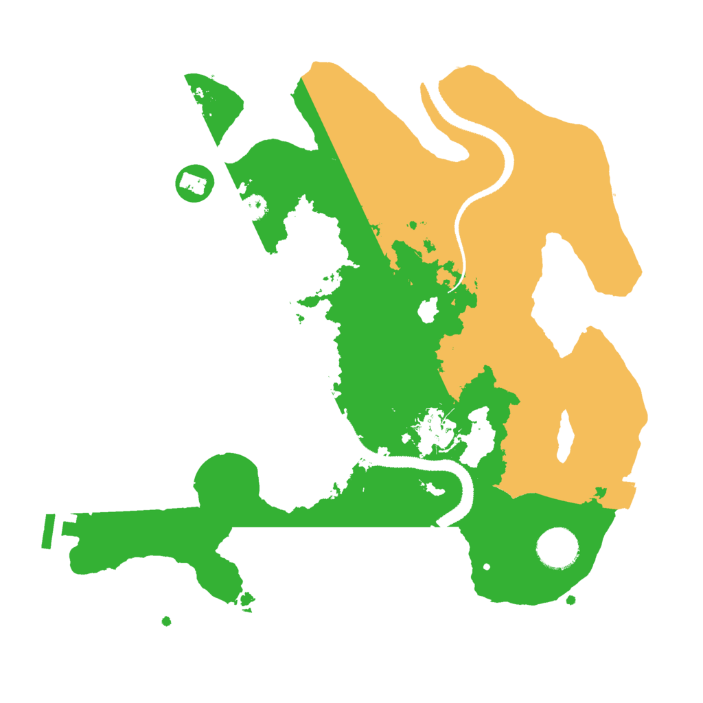 Biome Rust Map: Procedural Map, Size: 3000, Seed: 372926676