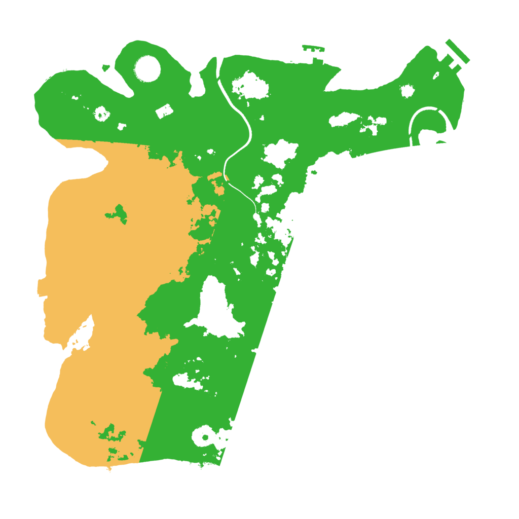 Biome Rust Map: Procedural Map, Size: 3500, Seed: 1806718581
