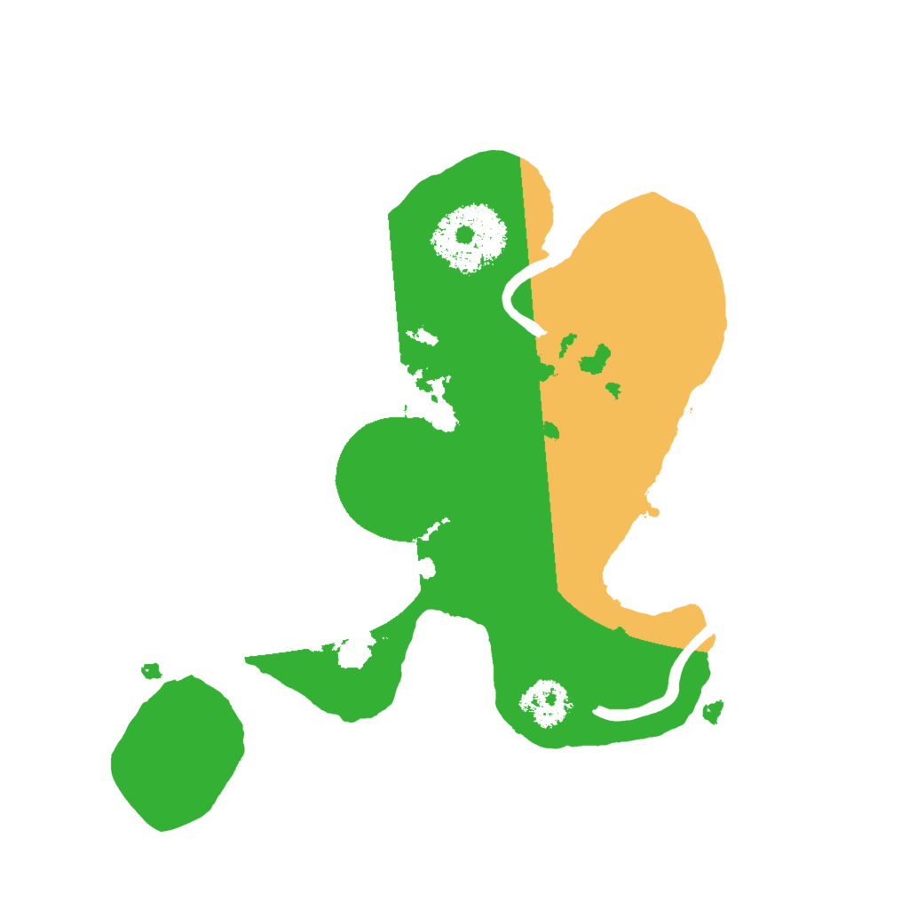 Biome Rust Map: Procedural Map, Size: 2000, Seed: 27029