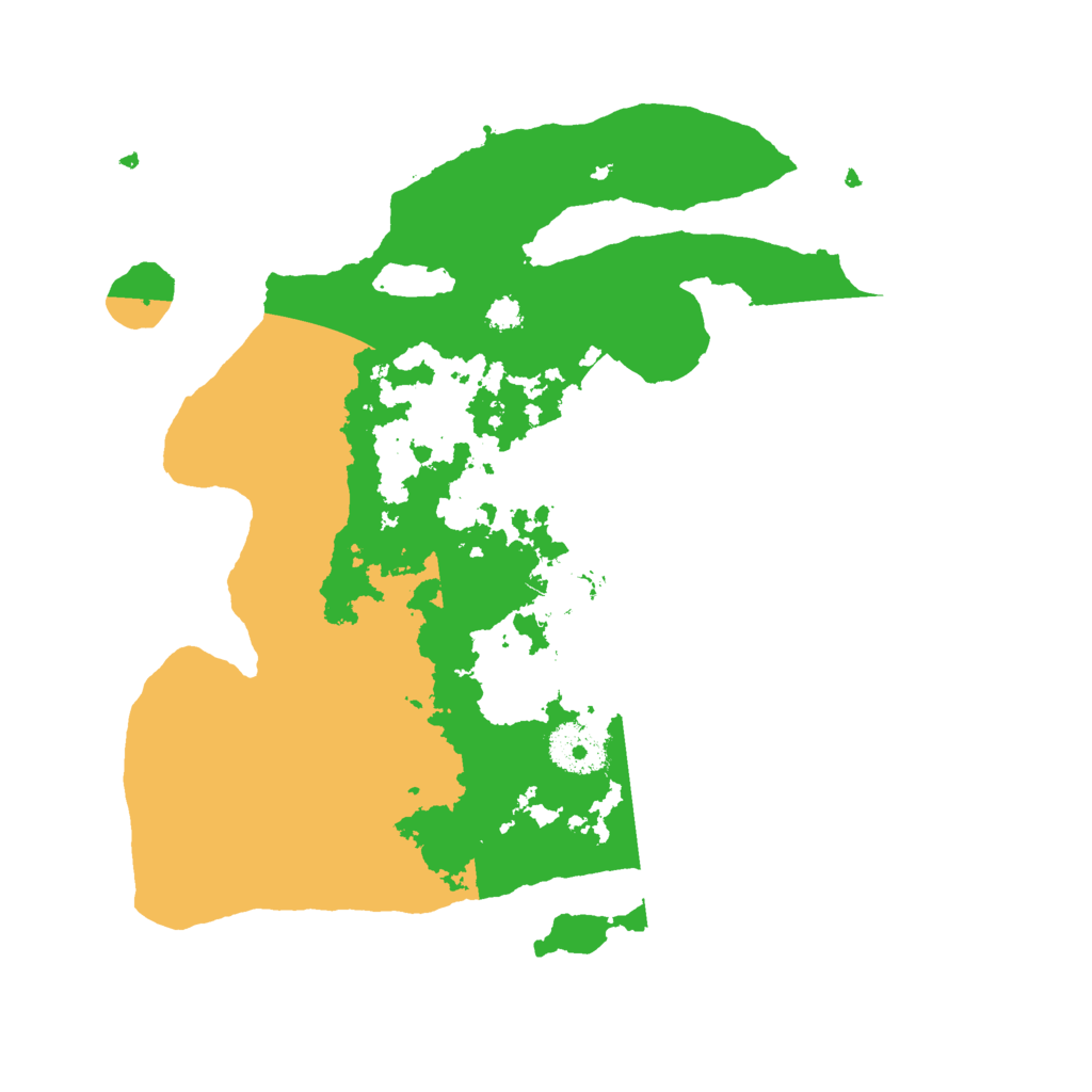 Biome Rust Map: Procedural Map, Size: 3000, Seed: 12494