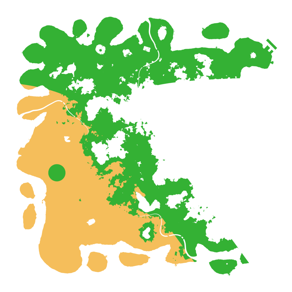 Biome Rust Map: Procedural Map, Size: 4500, Seed: 3121127