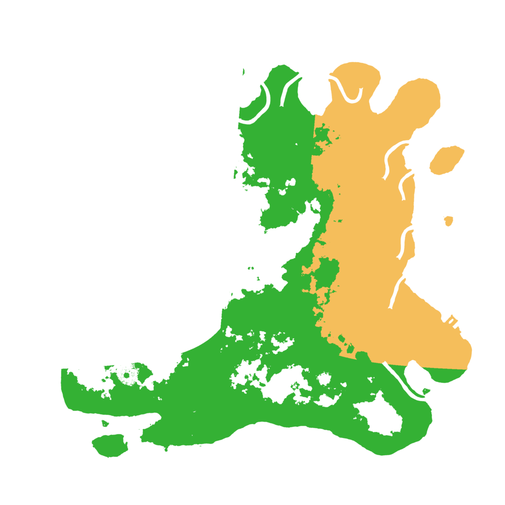 Biome Rust Map: Procedural Map, Size: 3500, Seed: 1608248630