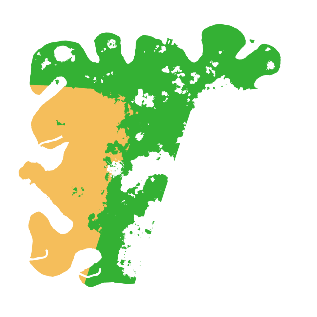 Biome Rust Map: Procedural Map, Size: 3500, Seed: 229575192