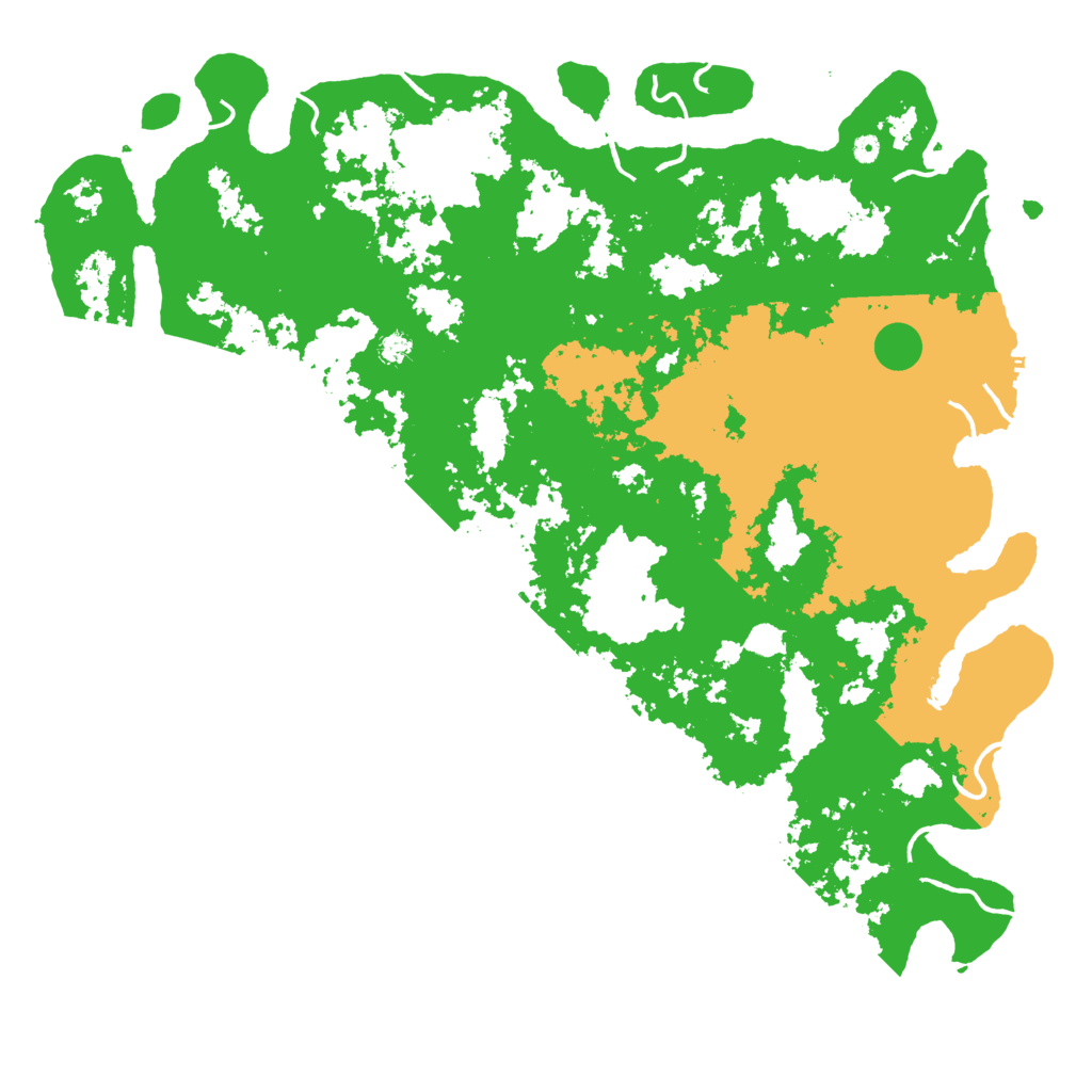 Biome Rust Map: Procedural Map, Size: 6000, Seed: 67899170