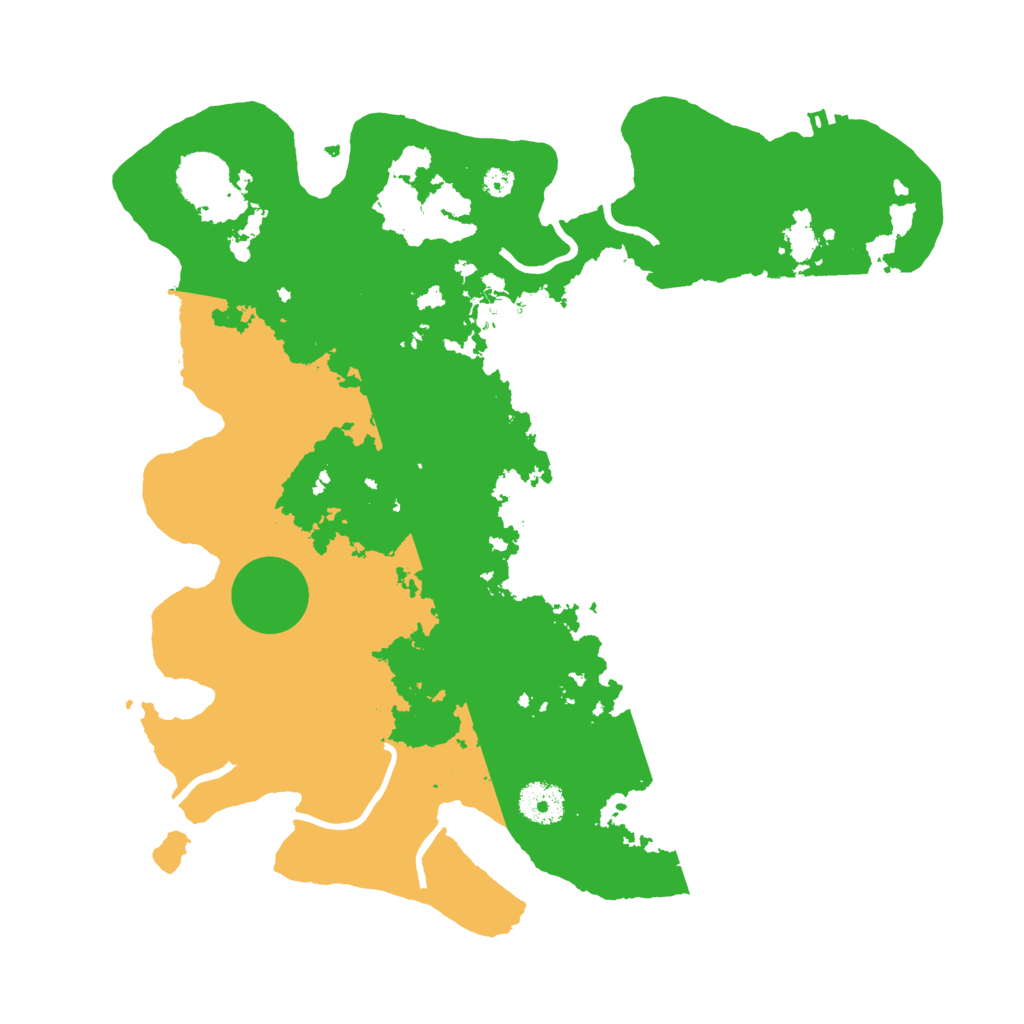 Biome Rust Map: Procedural Map, Size: 3500, Seed: 352583333