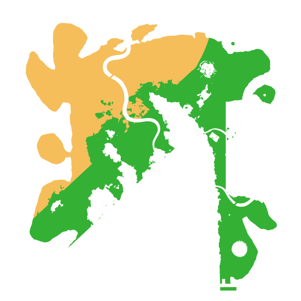 Biome Rust Map: Procedural Map, Size: 3400, Seed: 1344989365