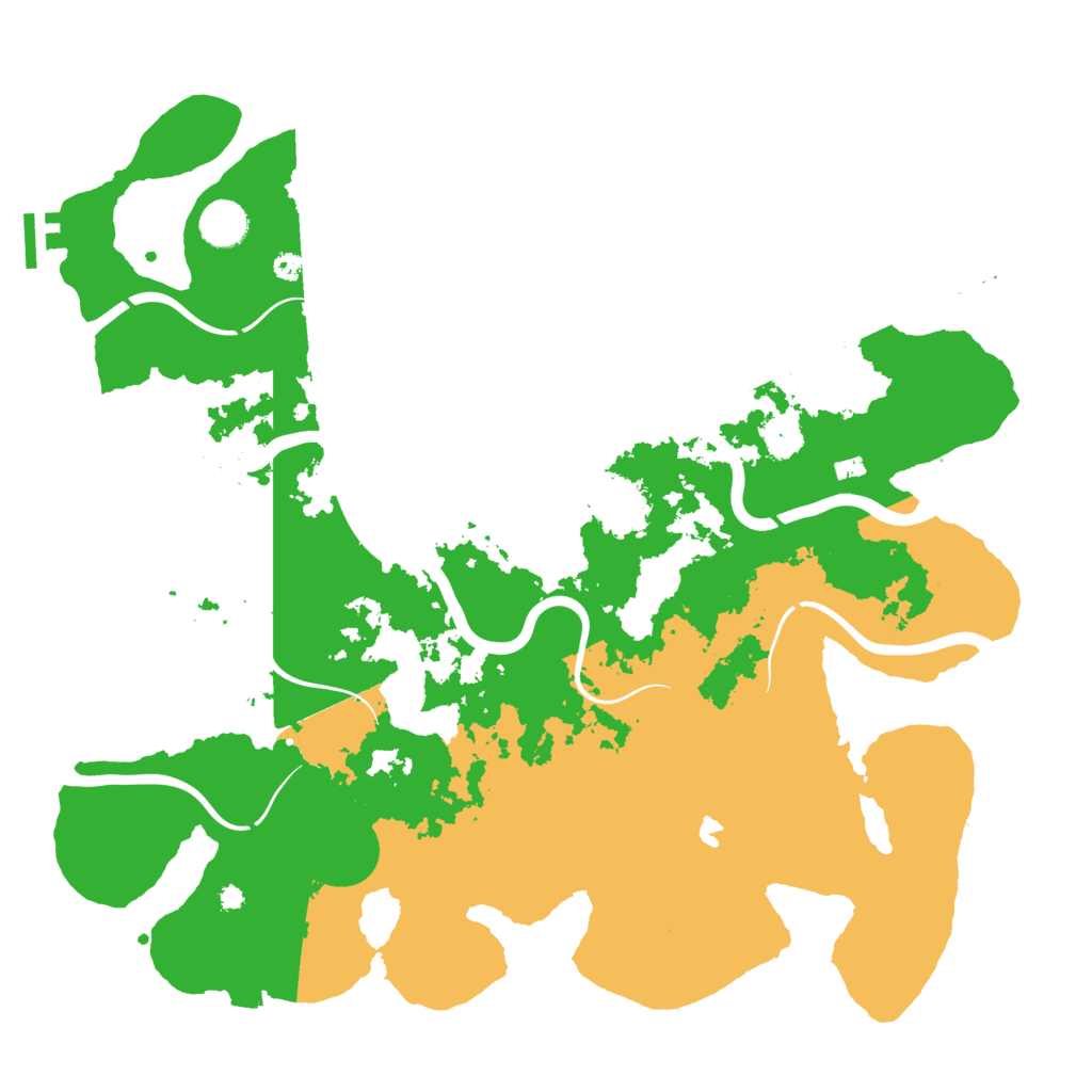 Biome Rust Map: Procedural Map, Size: 4000, Seed: 33133223