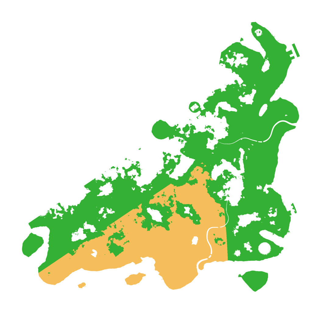 Biome Rust Map: Procedural Map, Size: 4500, Seed: 2271976