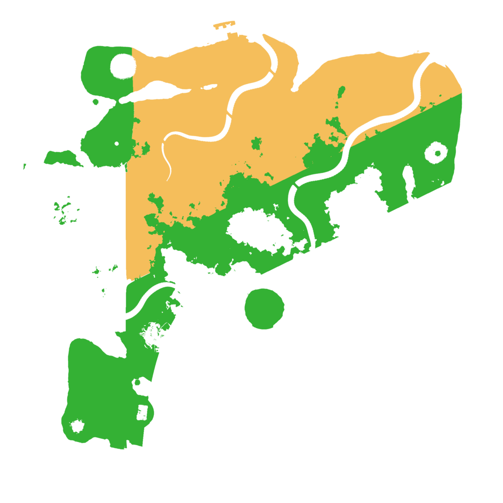 Biome Rust Map: Procedural Map, Size: 3500, Seed: 1610079263