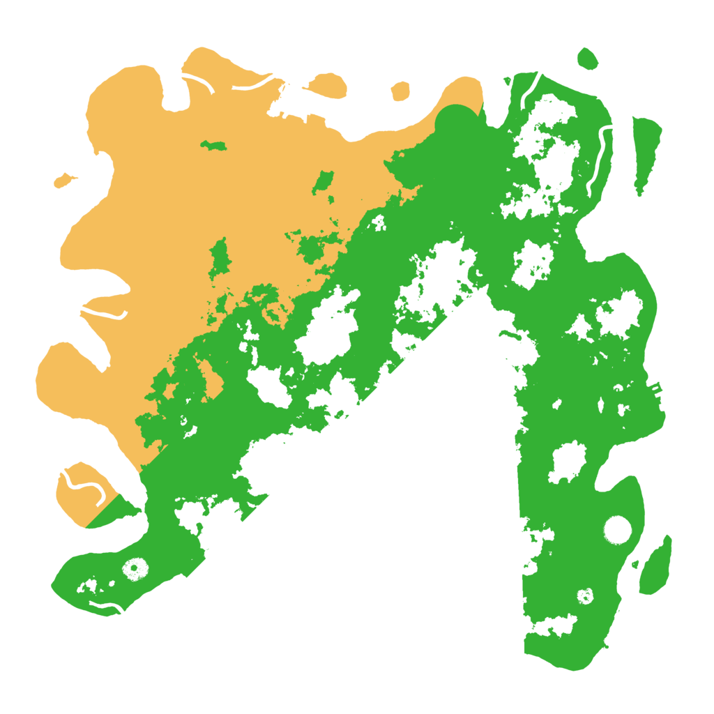 Biome Rust Map: Procedural Map, Size: 4500, Seed: 2064460135