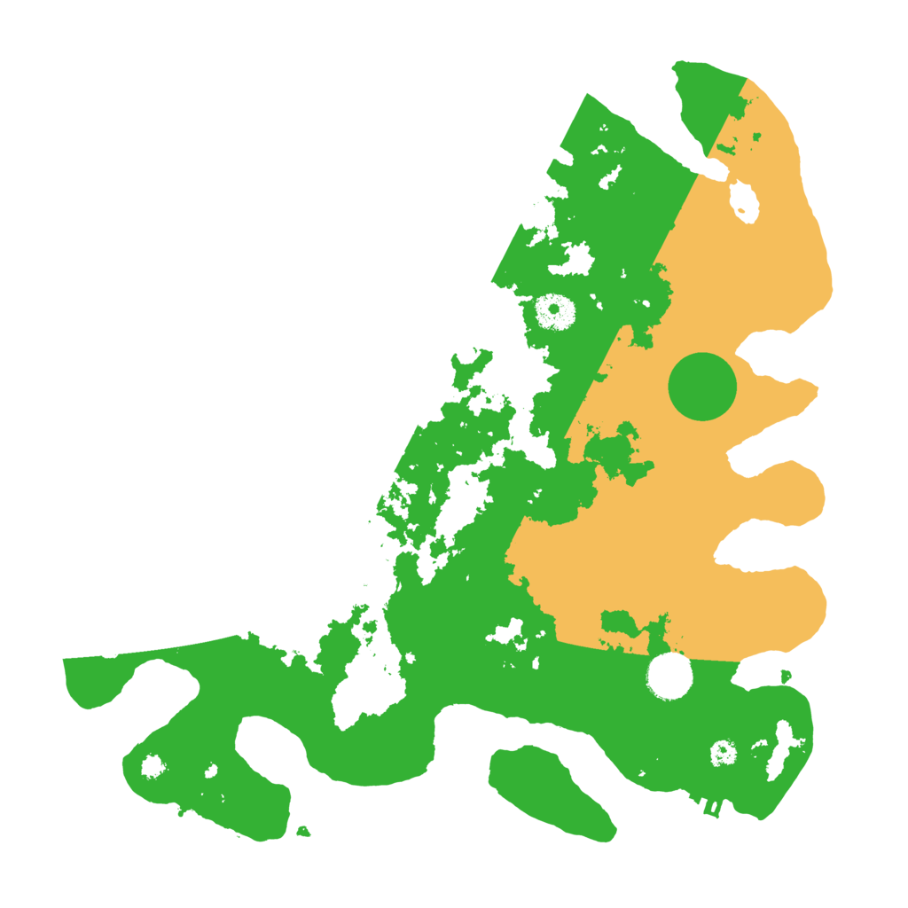 Biome Rust Map: Procedural Map, Size: 3500, Seed: 1775818483