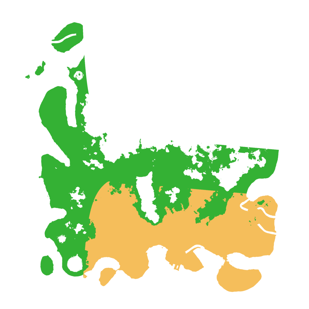 Biome Rust Map: Procedural Map, Size: 3600, Seed: 12346