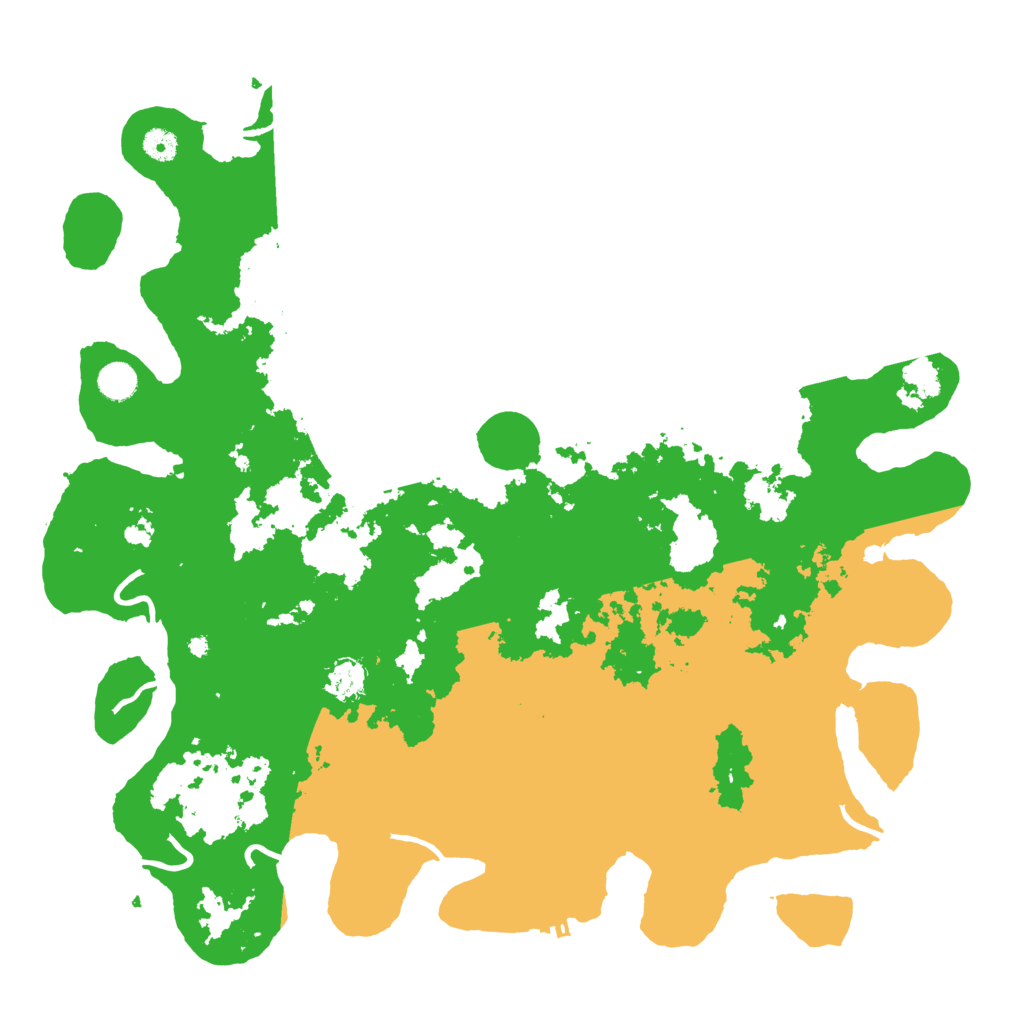 Biome Rust Map: Procedural Map, Size: 4622, Seed: 1