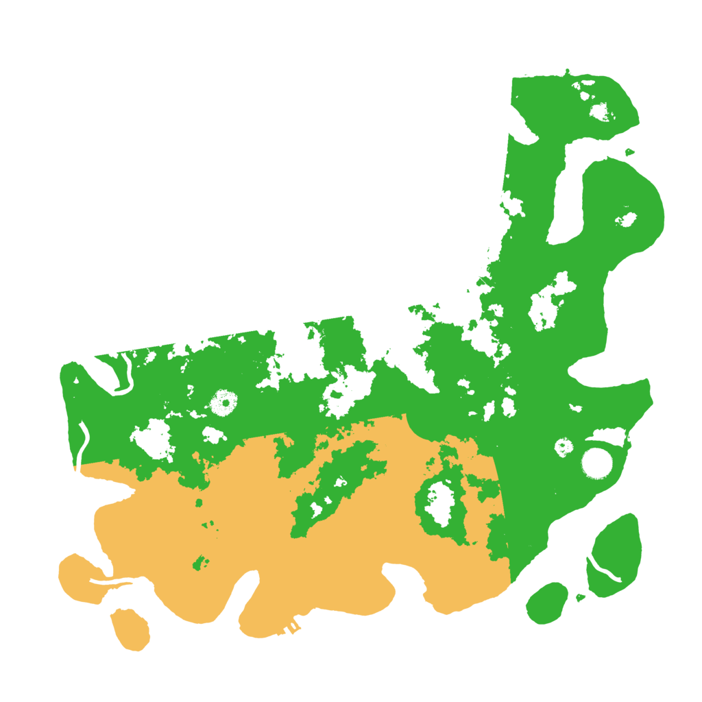 Biome Rust Map: Procedural Map, Size: 4000, Seed: 205331