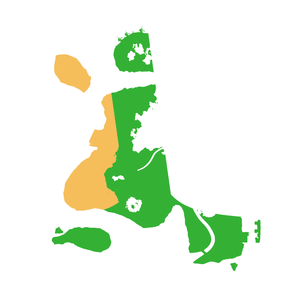 Biome Rust Map: Procedural Map, Size: 2000, Seed: 1895939822
