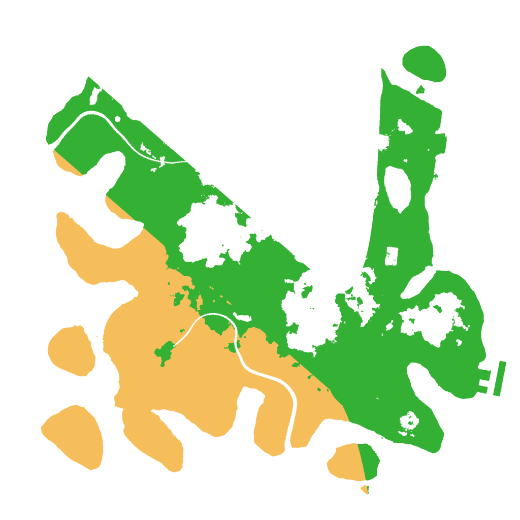 Biome Rust Map: Procedural Map, Size: 3000, Seed: 17694