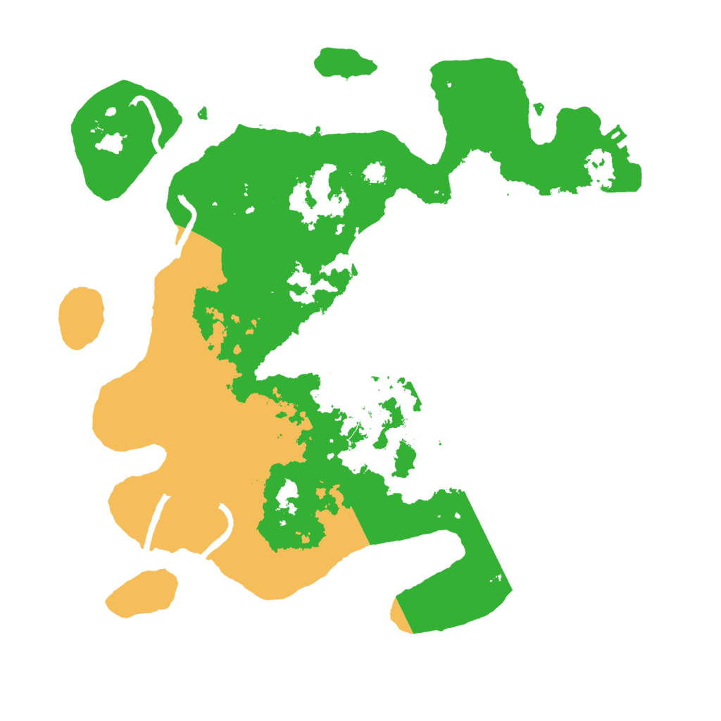 Biome Rust Map: Procedural Map, Size: 3000, Seed: 14606