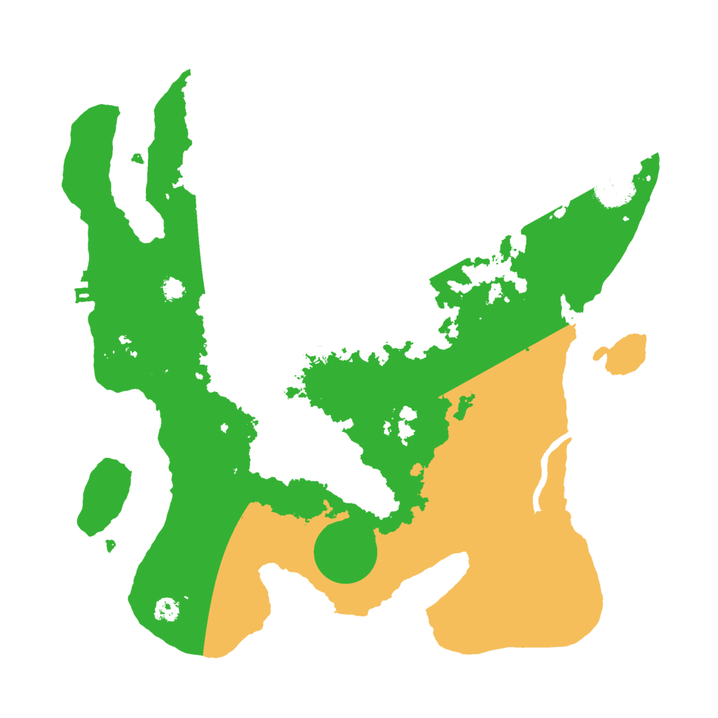 Biome Rust Map: Procedural Map, Size: 3000, Seed: 81982