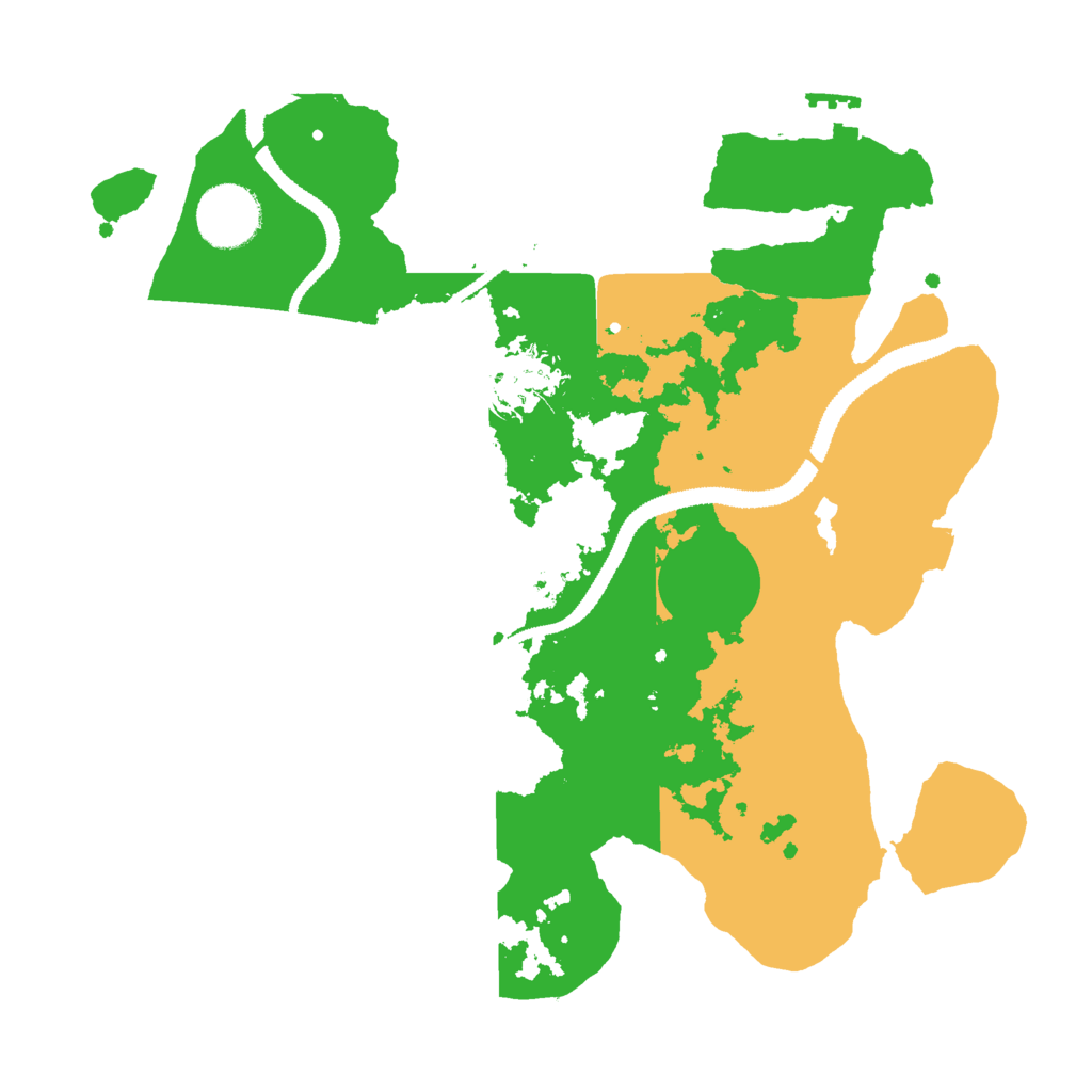 Biome Rust Map: Procedural Map, Size: 3000, Seed: 3155