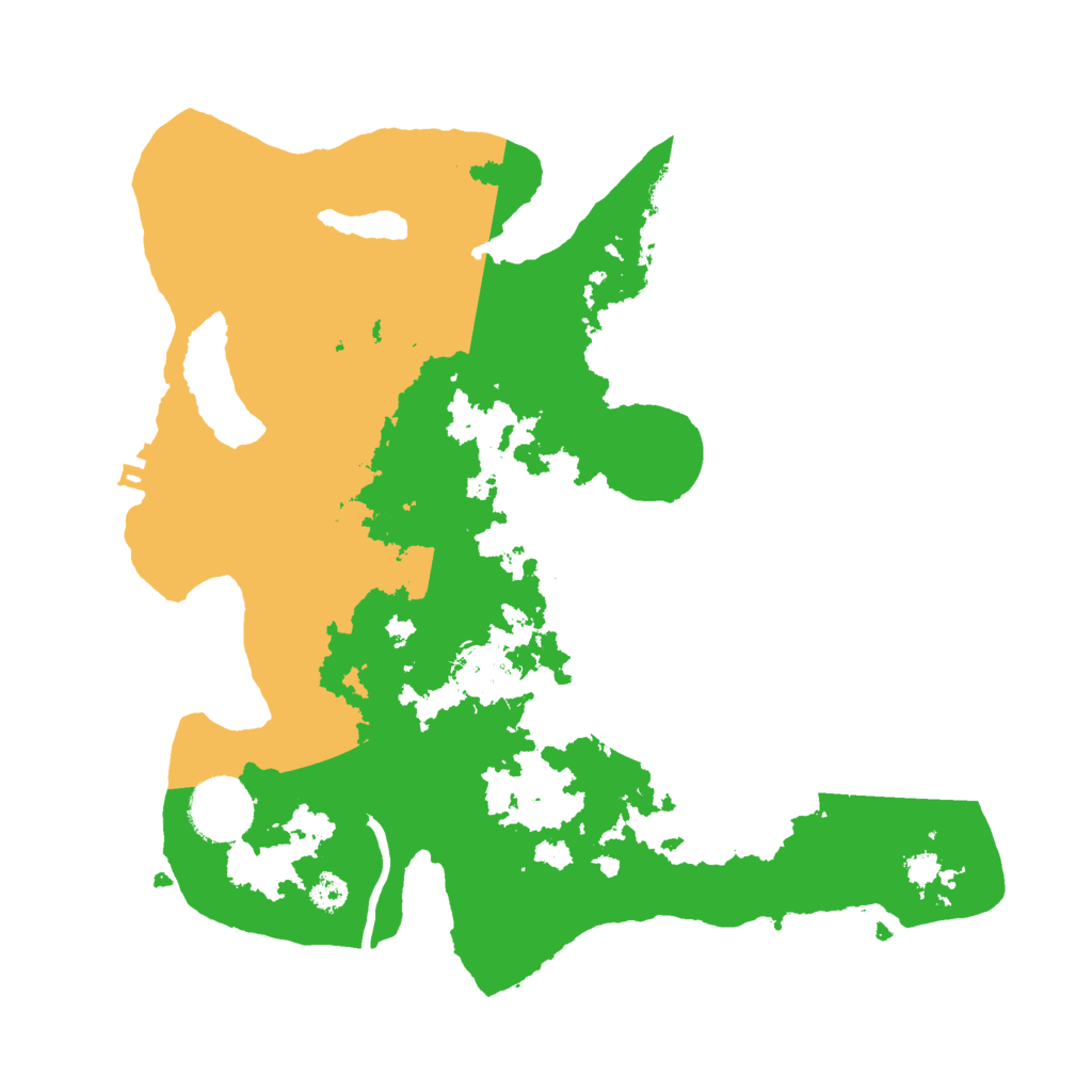 Biome Rust Map: Procedural Map, Size: 3000, Seed: 58235