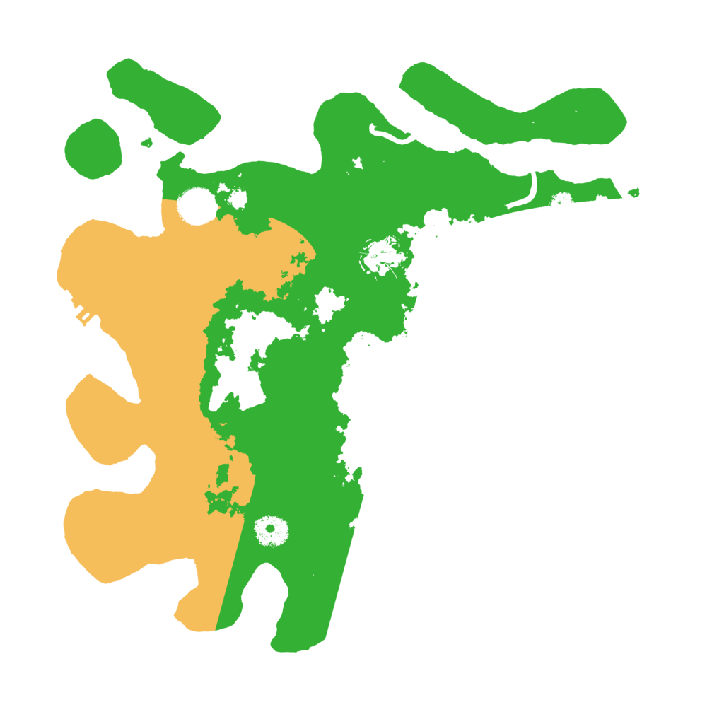 Biome Rust Map: Procedural Map, Size: 3373, Seed: 3432