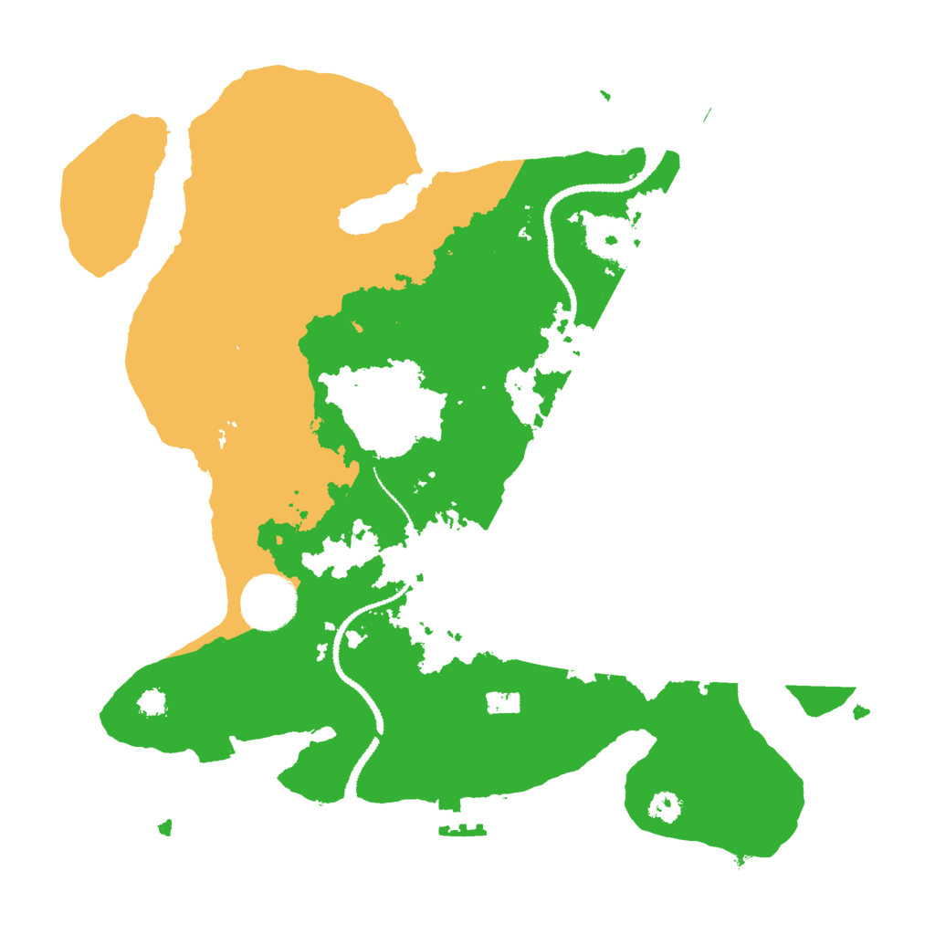 Biome Rust Map: Procedural Map, Size: 3000, Seed: 2090043457