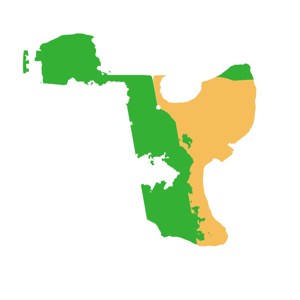 Biome Rust Map: Procedural Map, Size: 2000, Seed: 927454800