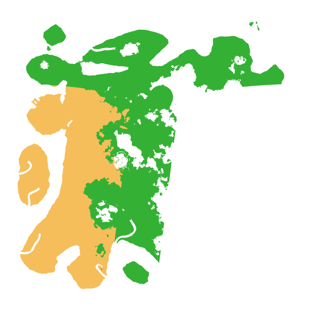 Biome Rust Map: Procedural Map, Size: 3500, Seed: 1199456246