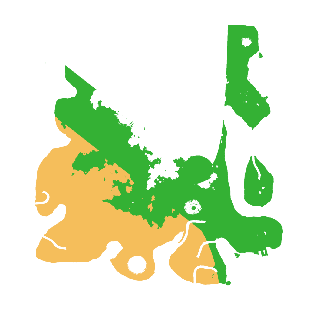 Biome Rust Map: Procedural Map, Size: 3000, Seed: 1231