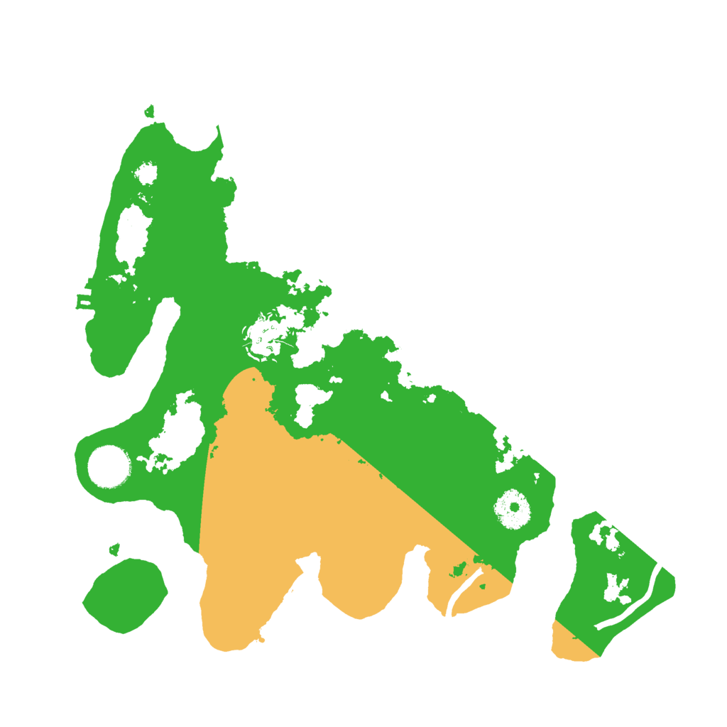 Biome Rust Map: Procedural Map, Size: 3000, Seed: 11096