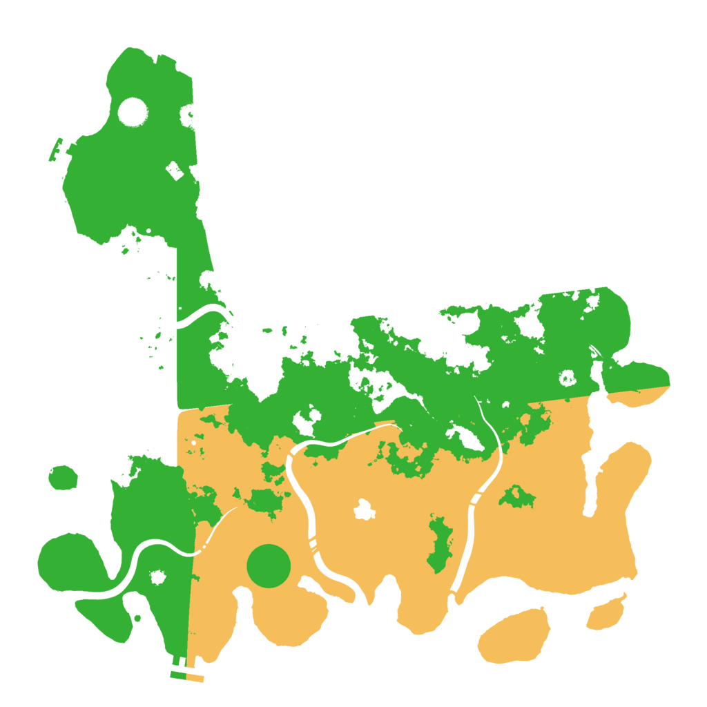 Biome Rust Map: Procedural Map, Size: 4250, Seed: 45645844