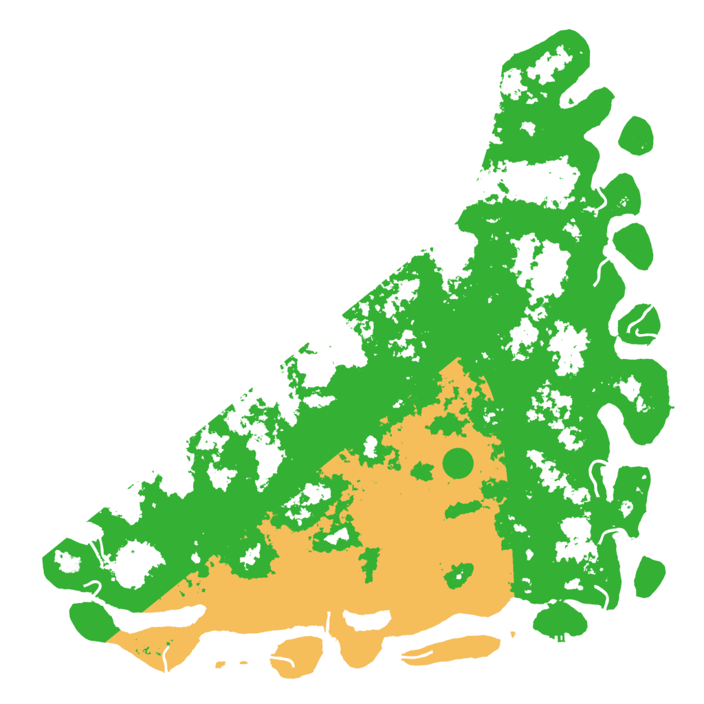 Biome Rust Map: Procedural Map, Size: 6000, Seed: 7984