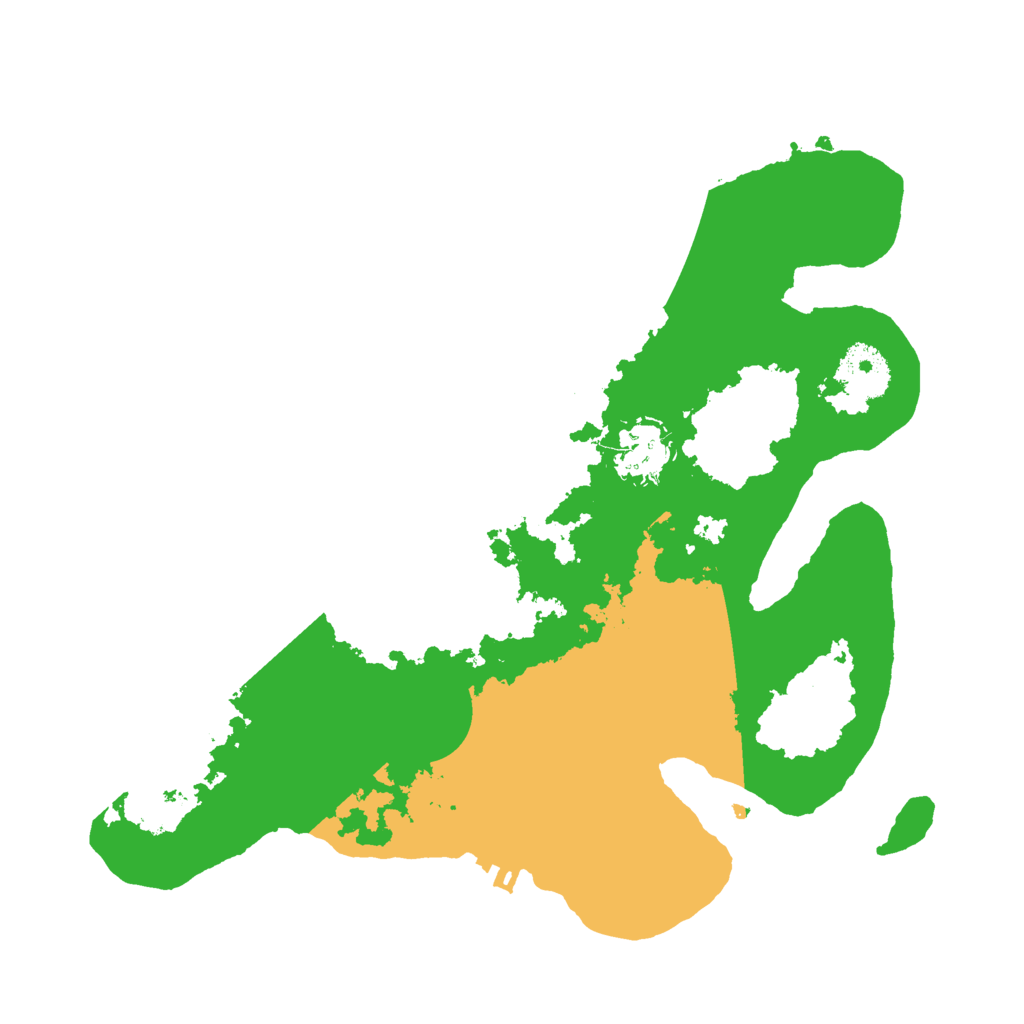 Biome Rust Map: Procedural Map, Size: 3000, Seed: 82917